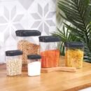 Karaca Slot Grey Δοχείο Αποθήκευσης 5Τμχ.