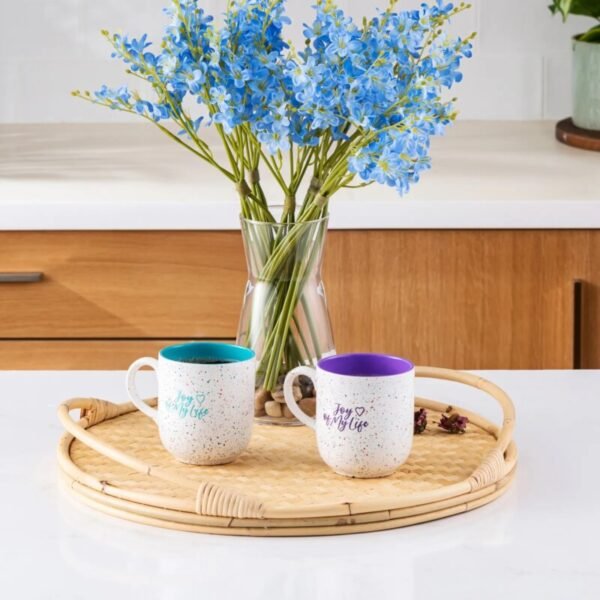 Κούπες Μπλε & Μωβ 2Τμχ.