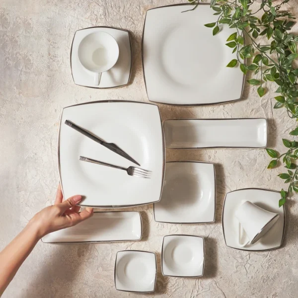 Ασημί Σερβίτσιο Πρωινού 6 Ατόμων 26Τμχ