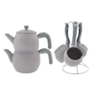 Karaca Biogranit Steel Plus Σετ Για Καφέ και Τσαγιέρα