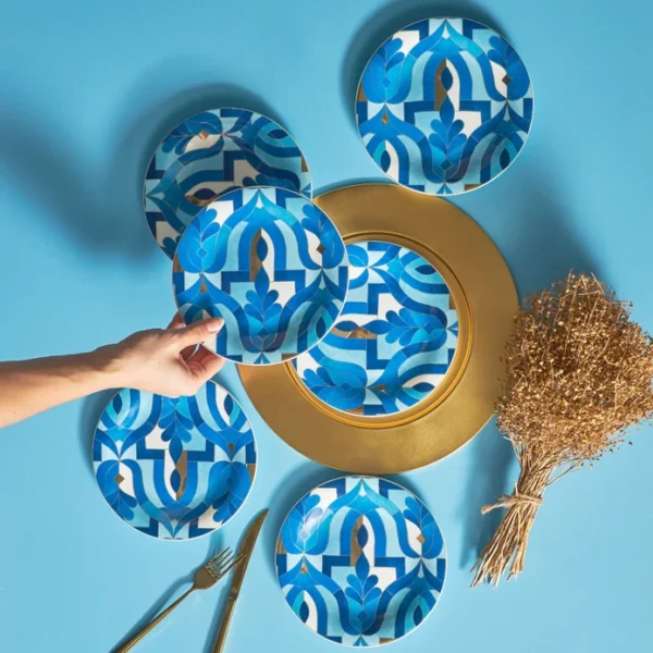 Σετ Κέικ Πορσελάνη 6Τμχ