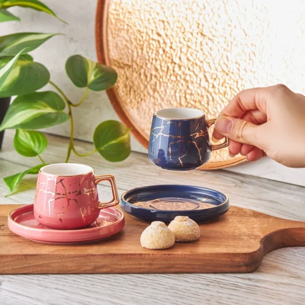 Σετ 2 Φλυτζάνια Καφέ 80 ml