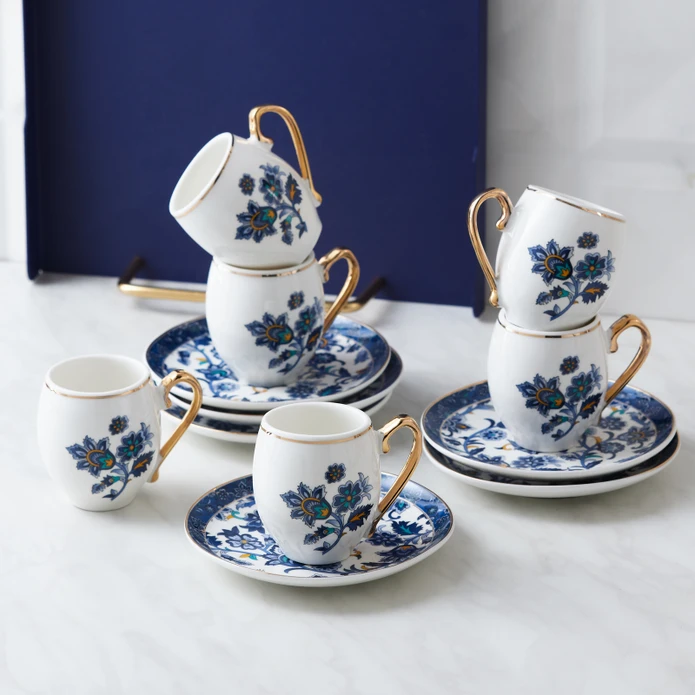 Σετ 6 Φλυτζάνια Καφέ 90 ml