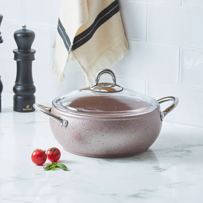 Karaca Avanos Rose Gold Bio Granite Kaτσαρόλα 24 cm