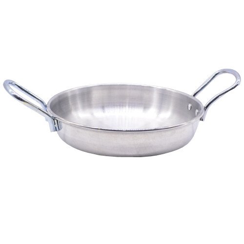 Τηγάνι Στρόγγυλο Αλουμινίου Με Μεταλλικό Χερούλι