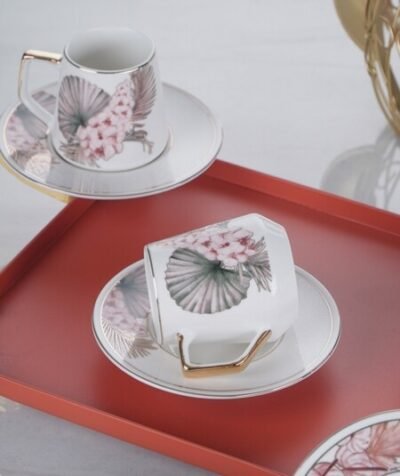 Σετ Φλυτζάνια Καφέ Από Πορσελάνη 6Tμχ.