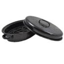 Γάστρα Εμαγιέ Μεγάλη Με Σχάρα