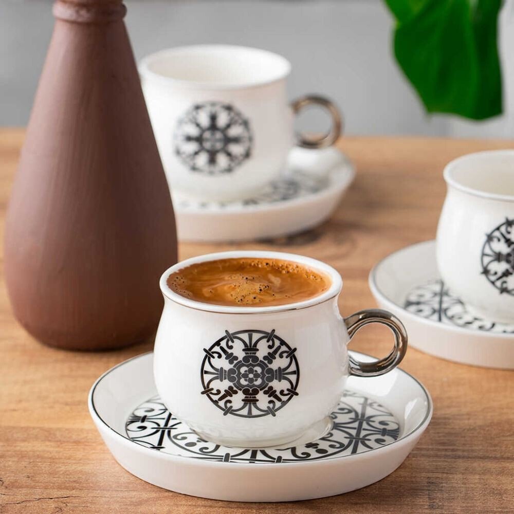 Acar Roxana Σετ 6 Φλυτζάνια Ελληνικού Καφέ - 90 ml