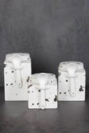 Σετ Βάζα Αποθήκευσης Πορσελάνης - 3 Τεμάχια