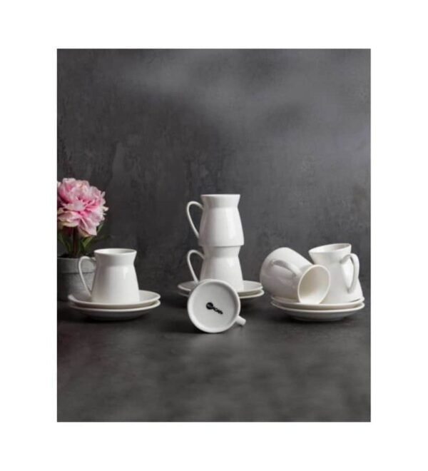 Φλυτζάνια Ελληνικού Καφέ Πορσελάνης 6 Τμχ