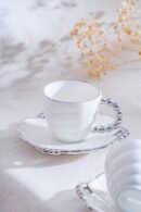 Acar Daisy Platinum Σετ 6 Φλυτζάνια Ελληνικού Καφέ - 90 ml