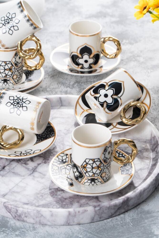 Acar Elixir Σετ 6 Φλυτζάνια Ελληνικού Καφέ - 90ml