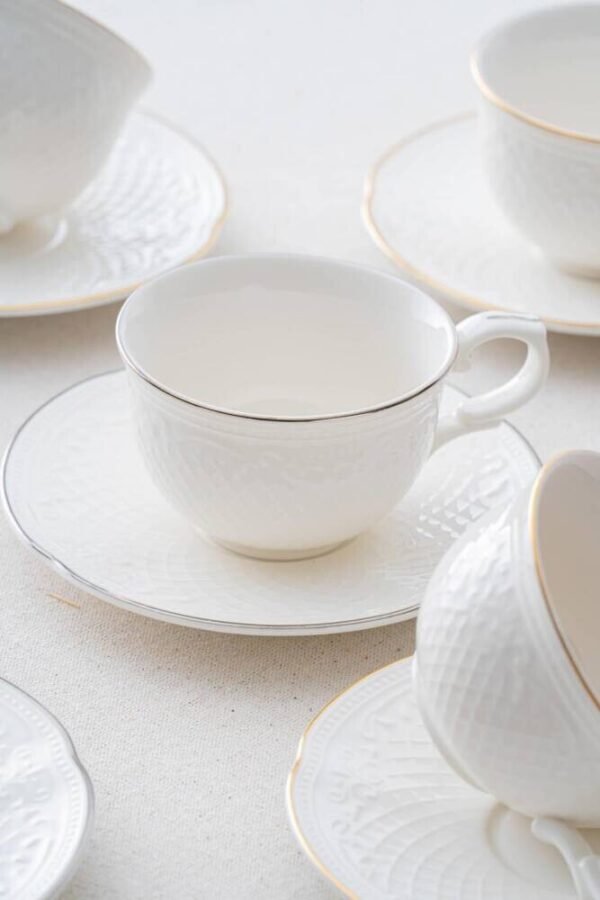 Acar Hamilton Platinum Σετ 6 Φλυτζάνια Τσαγιού - 210ml