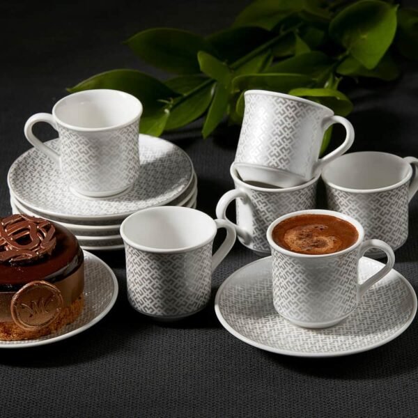 Apricot Vivi Platin Σετ Φλυτζάνια Καφέ 6 Ατόμων