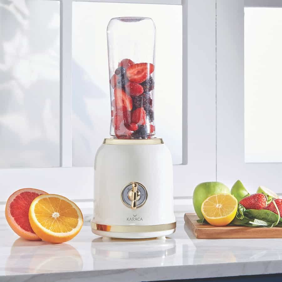 Karaca Retro Personal Μπλέντερ Για Smoothie Κρέμ
