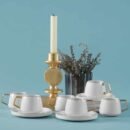 Karaca Saturn Σετ 6 Φλυτζάνια Καφέ