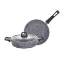 Karaca Azul Bio Granite Σετ Τηγάνια Αντιβακτηριδιακό 3Τμχ.