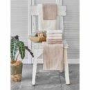 Karaca Home Delora Σετ Πετσέτες Λευκό/Μπεζ 8Τμχ.