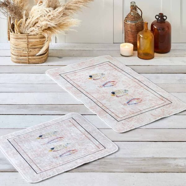 Karaca Home Coral Πατάκια Μπάνιου 2Τμχ.