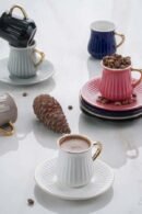 Lena Φλυτζάνια Ελληνικού Καφέ Πορσελάνης 6Τμχ.