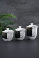 Marlena Σετ Μπαχαρικών Πορσελάνης 3Τμχ.