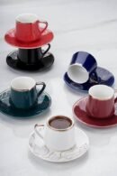 Φλυτζάνια Ελληνικού Καφέ Από Πορσελάνη 6Τμχ.