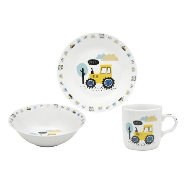 Oriana Ferelli Tractor Σετ Πρωινού Παιδικό - 3 Τεμάχια