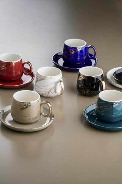 Σετ Τσαγιού Από Πορσελάνη 6 Τμχ