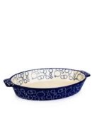 Κεραμικό Στρογγυλό Σκεύος Φούρνου - Μπλε.