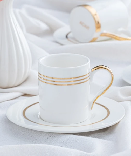 Acar Golden Eye Σετ Φλιτζανιών Καφέ 6 Ατόμων – 90 ml.