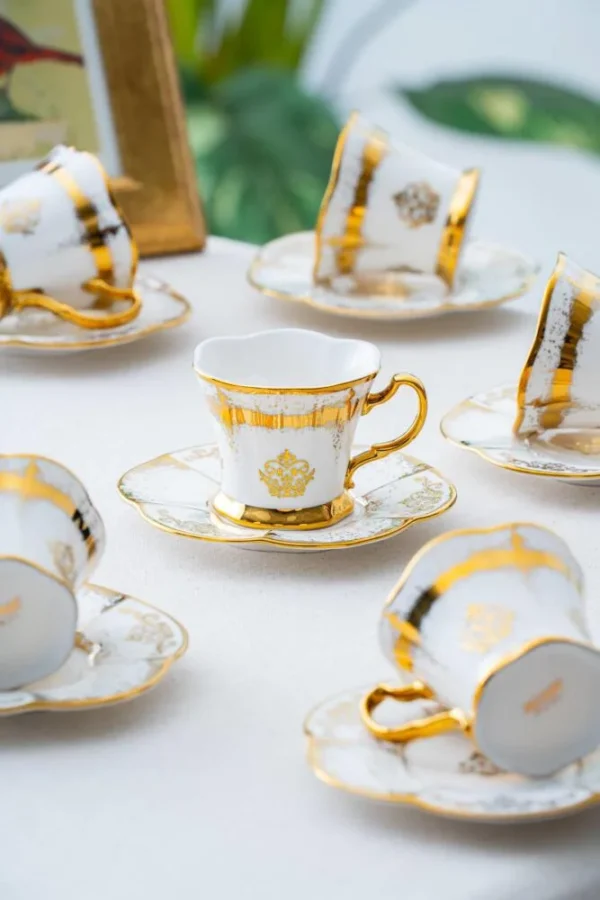 Acar Lendorr Σετ Φλιτζανιών Καφέ 6 Ατόμων – 90 ml