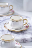 Acar Sienna Sage Σετ Φλιτζανιών Καφέ 6 Ατόμων – 90 ml